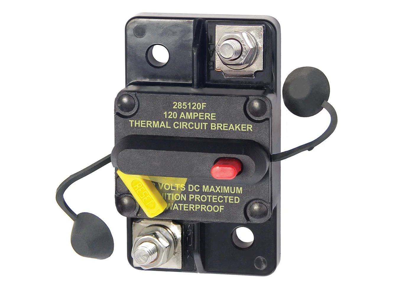 Blue Sea 7188 120 Amp Circuit Breaker Surface Mount 285 Series