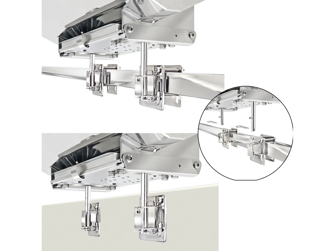 Magma Dual Side Bulkhead or Square/Flat Rail Mount