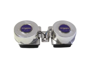 Schmitt Marine Ongaro All-Stainless Mini Compact Twin Horn - 12V