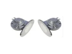 Schmitt Marine Mini Stainless Steel Dual Drop-In Horn w/Stainless Steel Grills High & Low Pitch