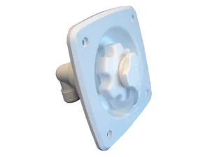 Jabsco Flush Mount Water Pressure Regulator 45psi - White