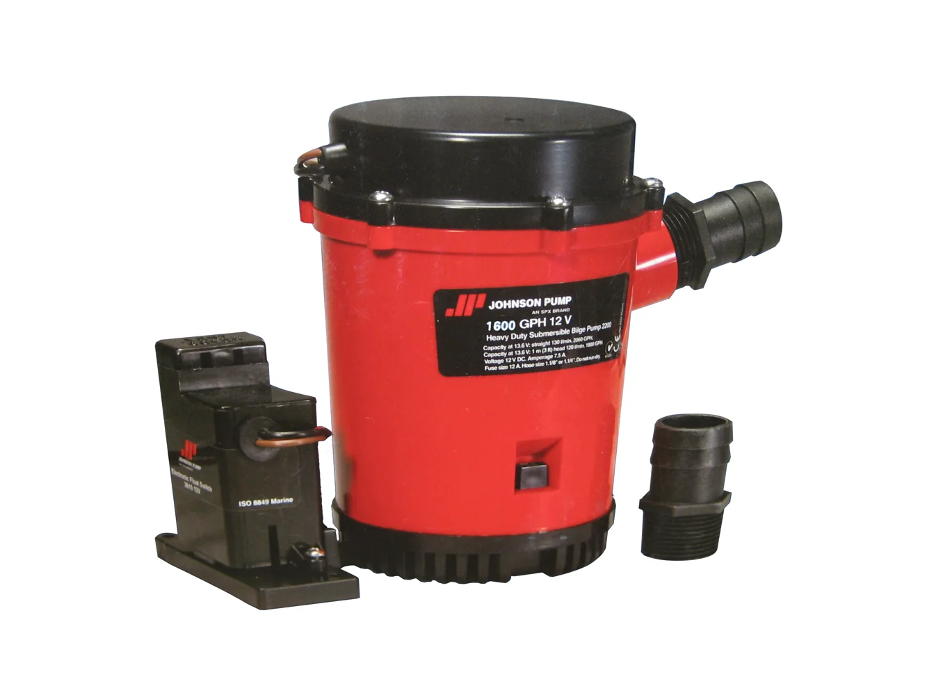 Johnson Pump 1600GPH Auto Bilge Pump w/Mag Switch - 12V