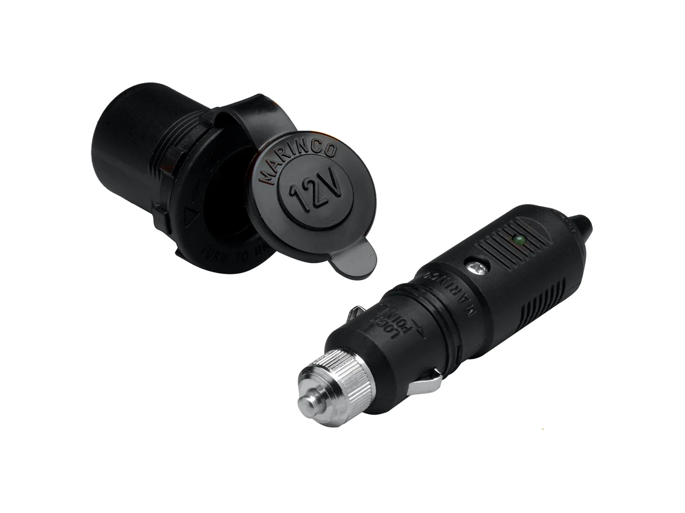 Marinco Sealink Plug & Receptacle - 12V