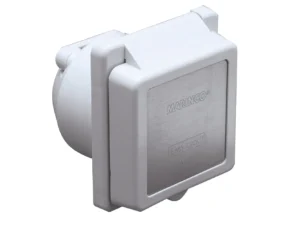 Marinco 301EL-B 30A Power Inlet - White - 125V