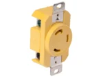 Marinco 305CRR 30A Receptacle - Yellow - 125V