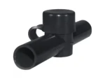 Blue Sea 4002 Cable Cap Dual Entry - Black