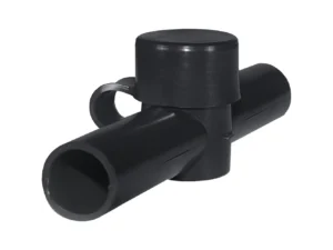 Blue Sea 4002 Cable Cap Dual Entry - Black