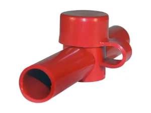 Blue Sea 4003 Cable Cap Dual Entry - Red