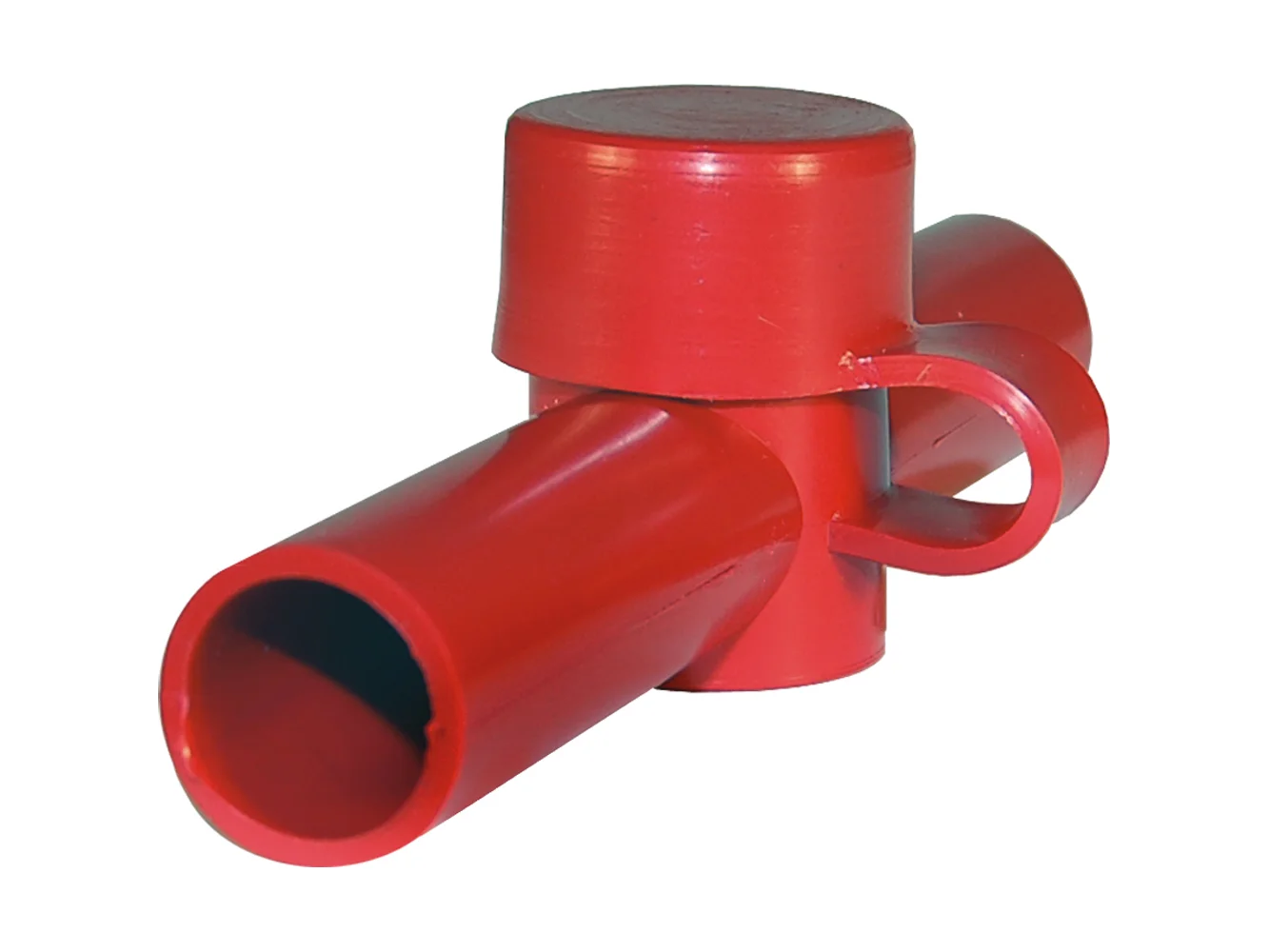 Blue Sea 4003 Cable Cap Dual Entry - Red