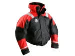 First Watch AB-1100 Flotation Bomber Jacket - Red/Black - Medium