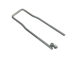 C.E. Smith Spare Tire Carrier w/Lug Nuts - 12"