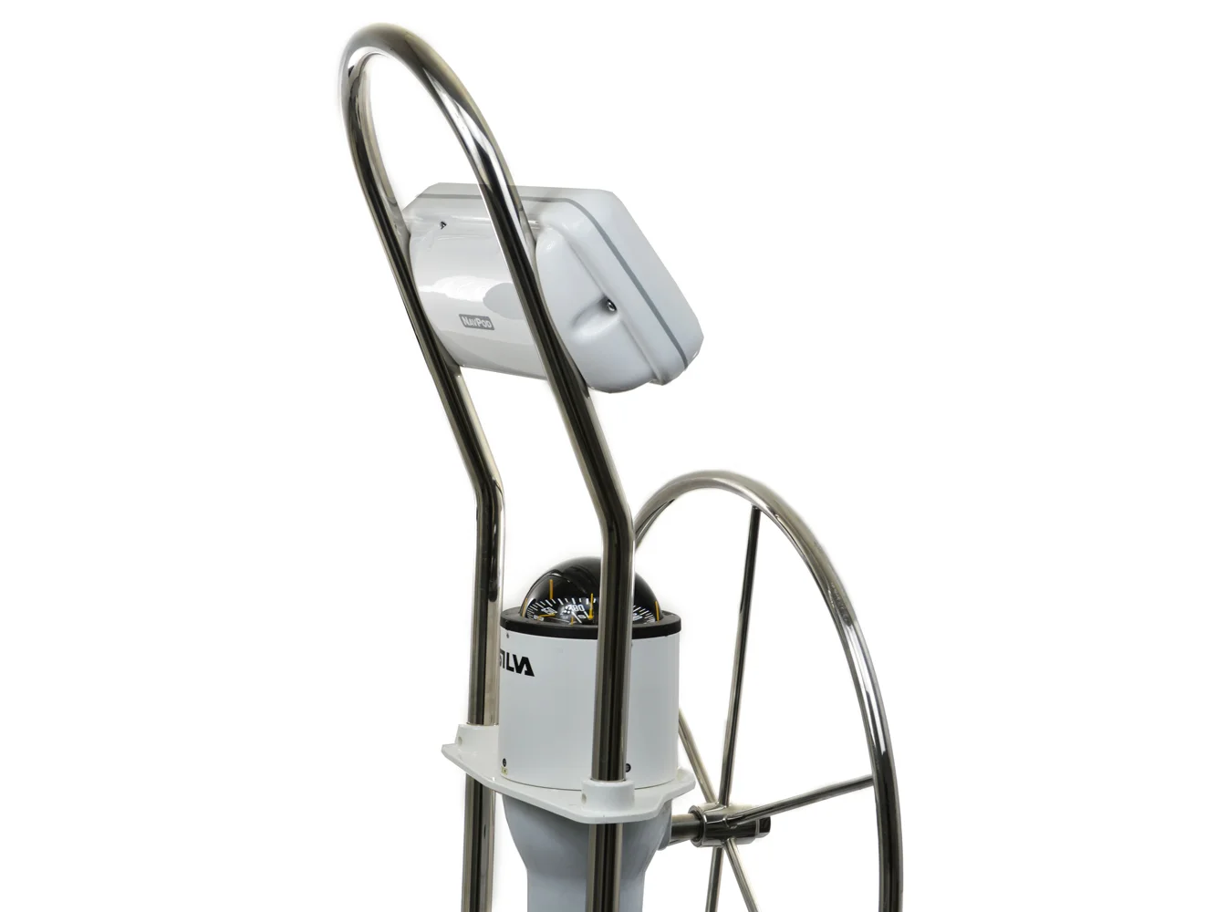 NavPod AG218 12" Wide AngleGuard - Single Bend - 1.25" Diameter