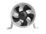 Attwood Turbo 4000 Series II Water-Resistant, In-Line Blower - 12V - White