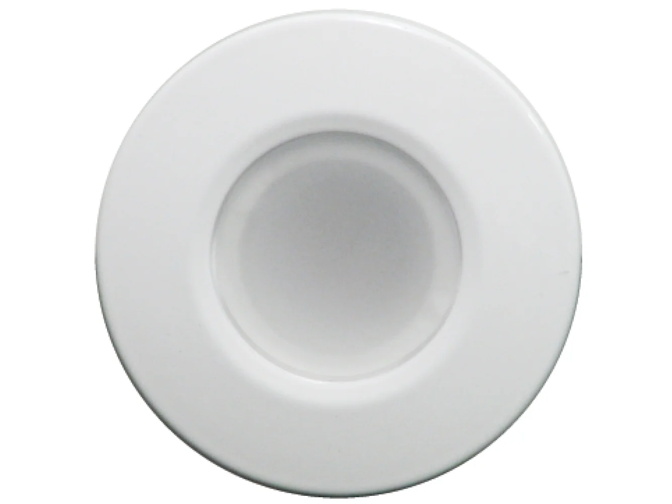 Lumitec Orbit Down Light - White Housing - Red w/White Dimming Light
