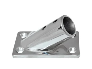 Whitecap ⅞" O.D. 30° Rectangle Base SS Rail Fitting