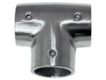 Whitecap 1" O.D. 90° SS Tee Rail Fitting
