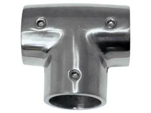 Whitecap 1" O.D. 90° SS Tee Rail Fitting