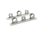 TACO 3-Rod Hanger w/Poly Rack - Polished Stainless Steel