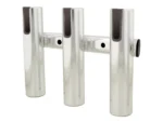 TACO 3-Rod Holder Rack - Brushed Aluminum