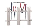 TACO 3-Rod Poly Rod Rack - White