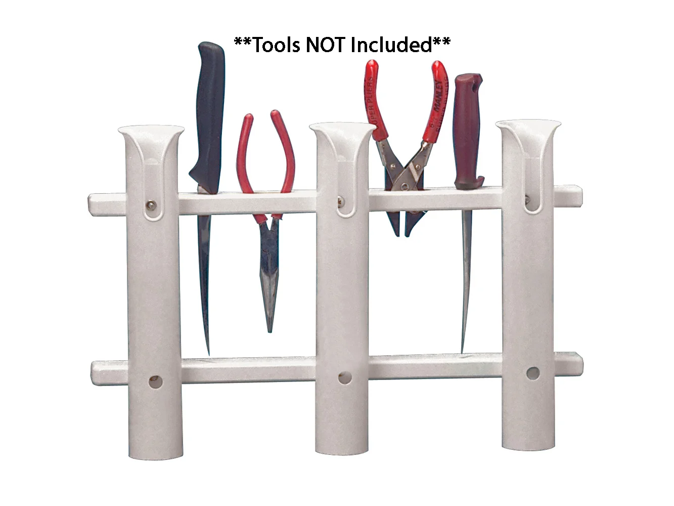 TACO 3-Rod Poly Rod Rack - White