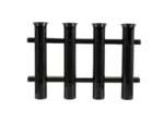 TACO 4-Rod Poly Rod Rack - Black