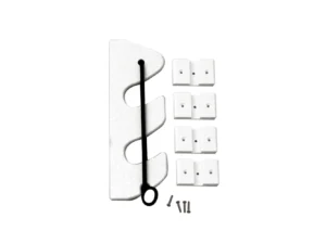 TACO 2-Rod Poly Bungee Rod Holder Rack - White