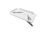 TACO 20" Poly Filet Table w/Adjustable Gunnel Mount - White