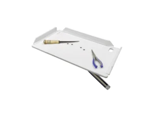 TACO 20" Poly Filet Table w/Adjustable Gunnel Mount - White