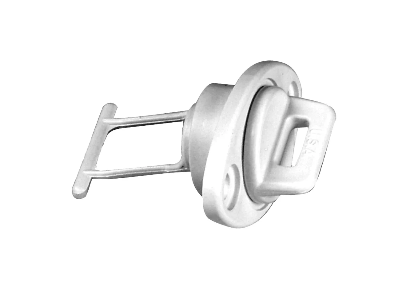 Beckson 1" Drain Plug Screw Type w/Gasket - White