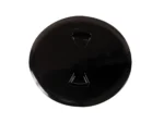 Beckson 5" Twist-Out Deck Plate - Black
