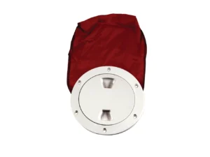 Beckson 4" Stow-Away Deck Plate - White w/12" Bag