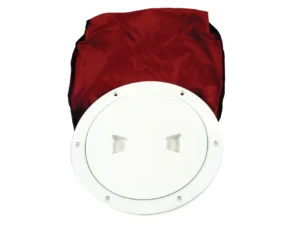 Beckson 6" Stow-Away Deck Plate - White w/12" Bag