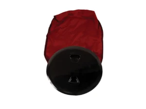 Beckson 5" Stow-Away Deck Plate - Black w/12" Bag