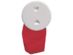Beckson 5" Stow-Away Deck Plate - White w/12" Bag