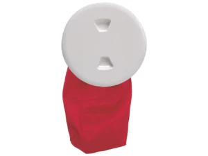 Beckson 5" Stow-Away Deck Plate - White w/12" Bag