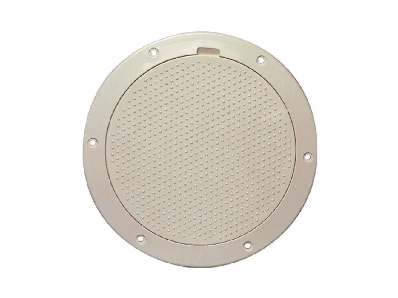 Beckson 6" Non-Skid Pry-Out Deck Plate - Beige
