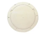 Beckson 8" Non-Skid Pry-Out Deck Plate - Beige