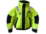 First Watch AB-1100 Flotation Bomber Jacket - Hi-Vis Yellow/Black - Medium