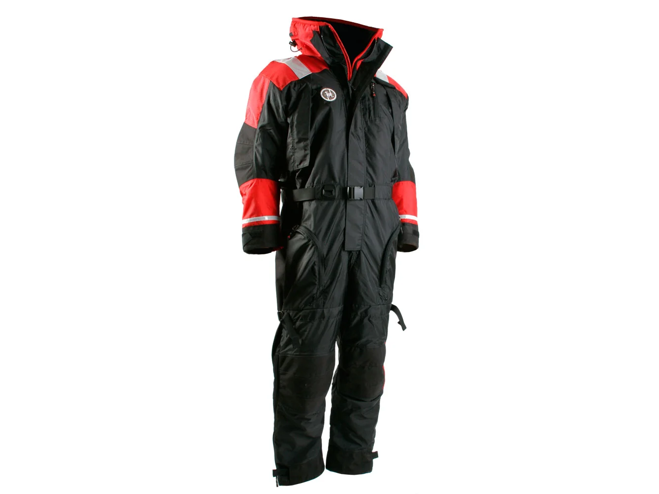 First Watch AS-1100 Flotation Suit - Red/Black - Small