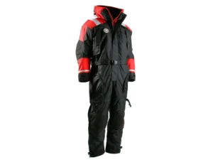 First Watch AS-1100 Flotation Suit - Red/Black - Medium