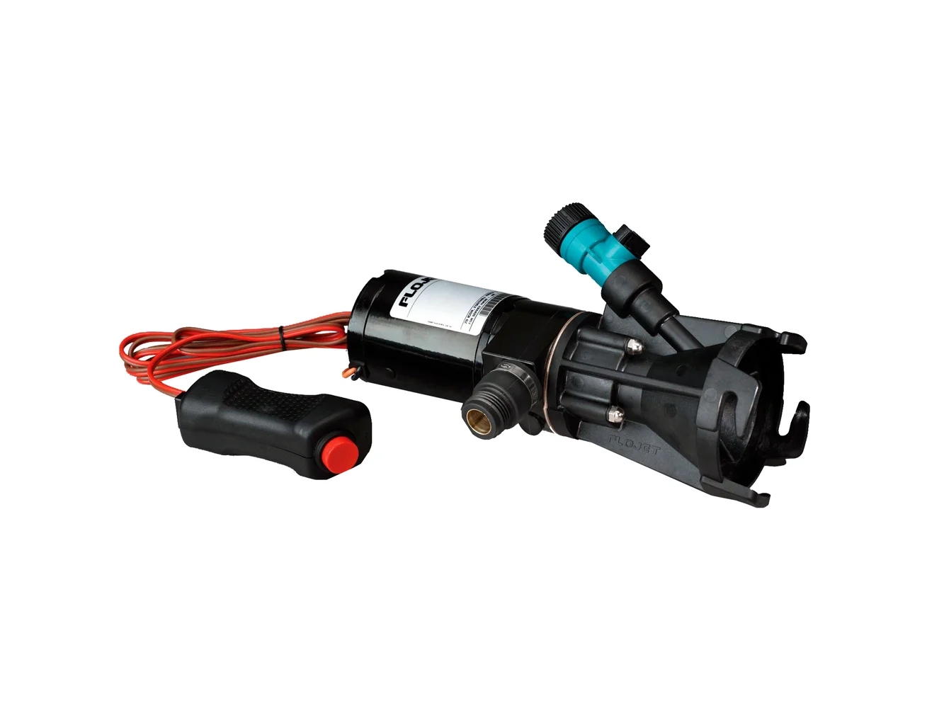Flojet Portable Self-Priming RV Macerator Waste Pump Kit - 12V