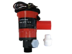 Johnson Pump Twin Port 1250 GPH Livewell Aerating Pump - 12V