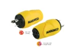 Marinco Straight Adapter, 30A Male - 15A Female