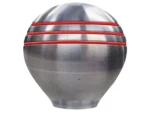 Schmitt Marine Throttle Knob - 1-1/2" - Red Grooves