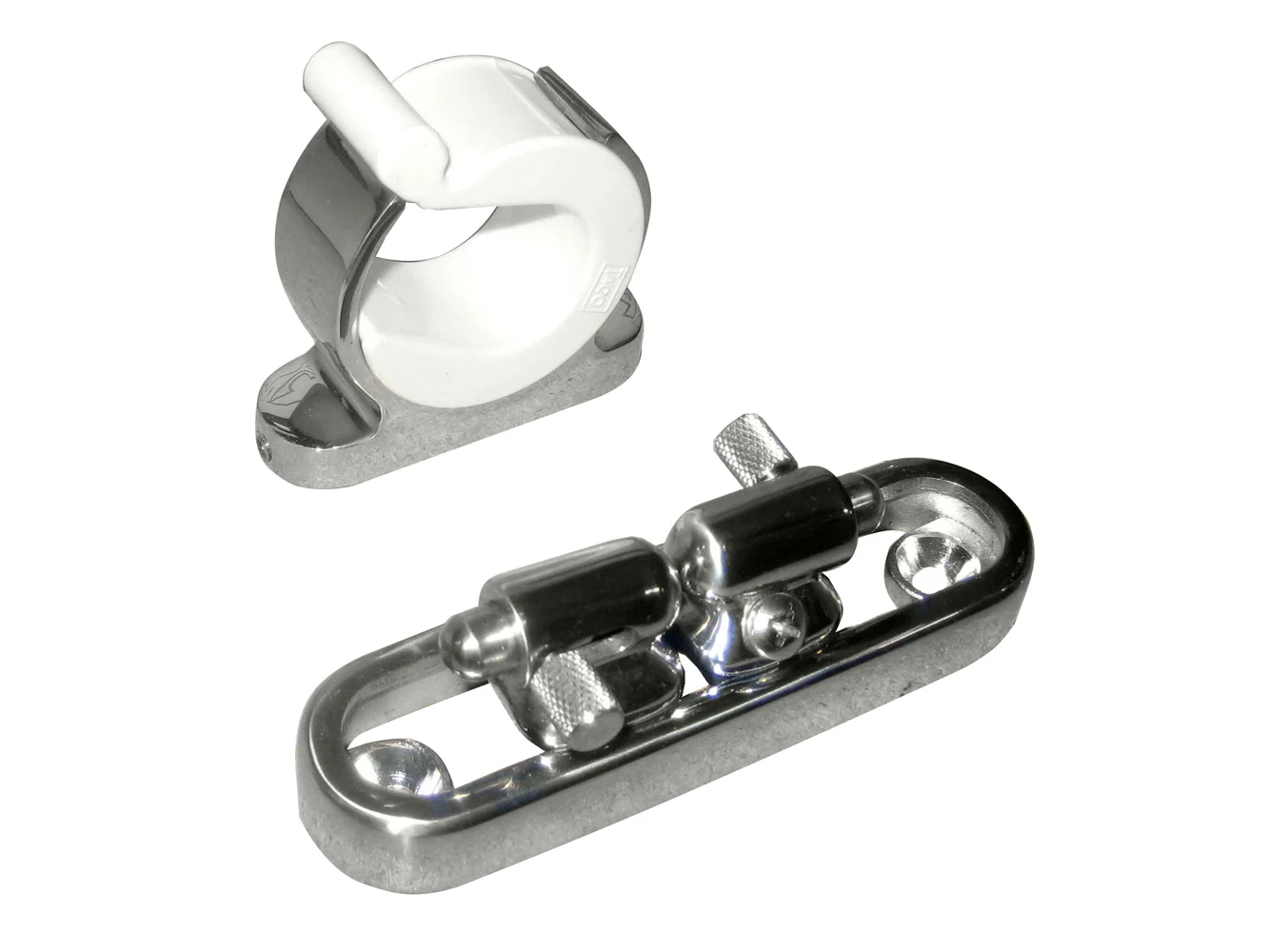 TACO Stainless Steel Adjustable Reel Hanger Kit w/Rod Tip Holder - Adjusts from 1.875" - 3.875"