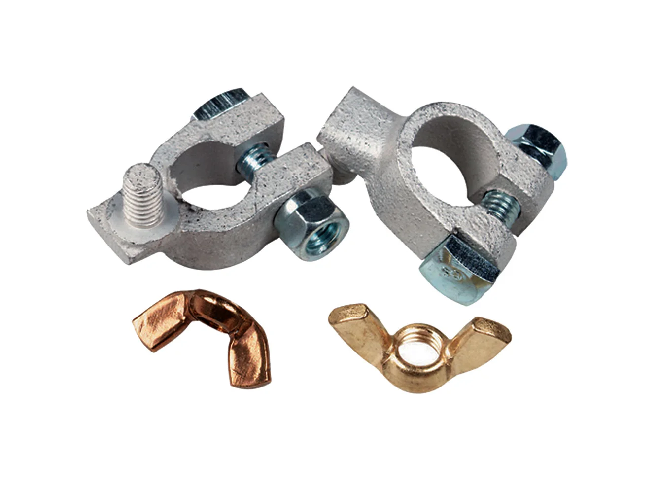 Ancor Tinned Battery Terminal - 5/16" & 3/8" Stud - Positive & Negative Combo