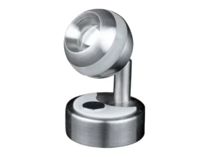 Lunasea Wall Mount LED Light w/Clear Ring & Touch Dimming - Warm White/Brushed Nickel Finish