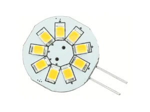 Lunasea G4 8 LED Side Pin Light Bulb - 12VAC or 10-30VDC/1.2W/123 Lumens - Warm White