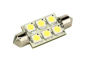 Lunasea Single-Sided 6 LED Festoon - 10-30VDC/1.5W/97 Lumens - Warm White